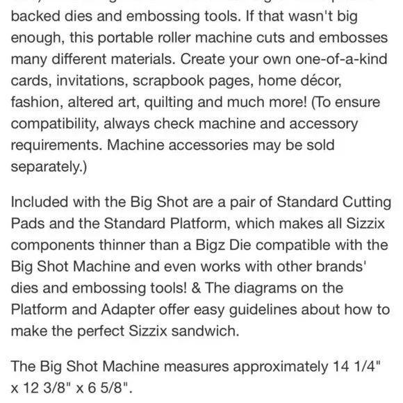 Sizzix Big Shot Machine - Picture 2 of 7